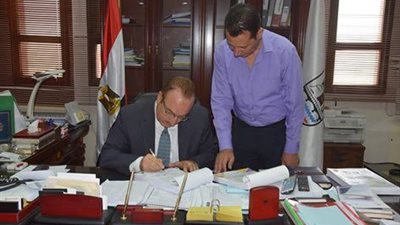 محافظ بني سويف  يعتمد الشهادة الابتدائية بنسب نجاح  76 %