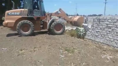 تنفيذ 253 قرار إزالة تعديات على الأراضى بكفرالشيخ