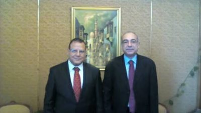 مساعد وزير الخارجية للشئون الافريقية يستقبل نائب رئيس اتحاد العمال