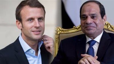 السيسي يتلقى اتصالاً هاتفياً من نظيره الفرنسي
