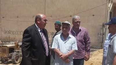 وكيل وزارة الإسكان بالمنوفية يتابع إنشاء المبنى الادارى لمديرية التموين بشبين الكوم 