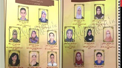 بالصور والاسماء.. اوائل الشهادة الاعدادية بالقليوبية