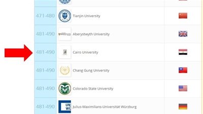 جامعة القاهرة فى قائمة أعلى 500 جامعة حول العالم وفقآ للتصنيف العالمى (QS) وتسجل المركز 482