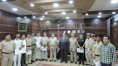 مديرية أمن كفرالشيخ تكرم فريق 