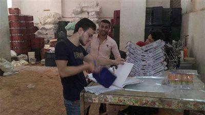 ضبط عدد 3168 زجاجة مشروب مانجوغير مطابقين للمواصفات القياسية بمركز شبين الكوم