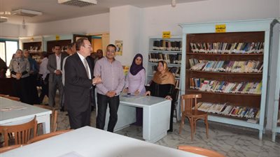 محافظ بني سويف يتابع تنفيذ  مشروع المدرسة المصرية اليابانية