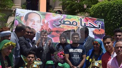 مسيره شبابيه في محافظة القليوبيه احتفالاً بثورة 30 يونيو