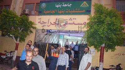 حريق محدود باستراحة الأطباء بقسم الجراحه العامه بجامعة بنها