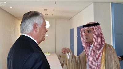 بالصور|  وزير الخارجية السعودي يلتقي نظيره الأمريكي في هامبورغ