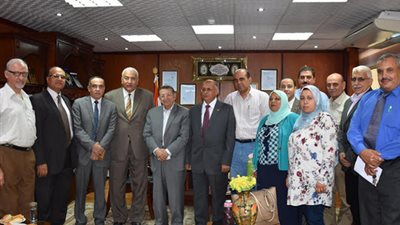 جامعة مدينة السادات تستقبل العالم الجليل مصطفى السيد