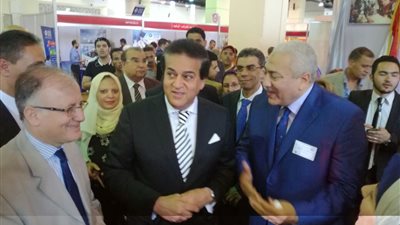 جامعة مدينة السادات تشارك فى افتتاح معرض التعليم العالي بمصر