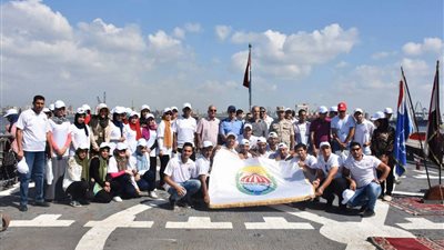 بالصور.. زيارة جامعة مدينة السادات للقاعدة البحرية بالأسكندرية