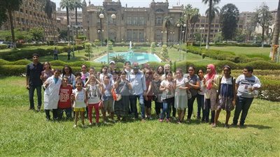 بالصور..بدء فاعليات جامعة الطفل بجامعة عين شمس