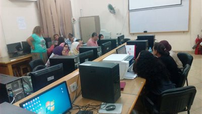 بدء أعمال التنسيق الإلكترونى بمعامل الحاسبات المركزية بهندسة  عين شمس