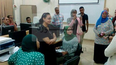 بدء أعمال التنسيق الالكترونى المرحلة الثانيه  بمعامل الحاسبات المركزية بهندسة عين شمس