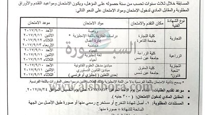 إعلان المسابقة المركزية بالمجلس الأعلى للجامعات