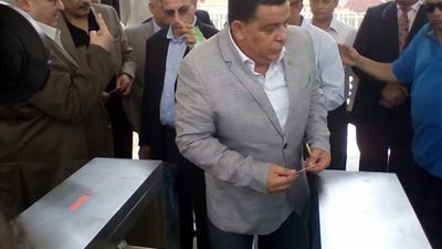 بالصور.. افتتاح البوابات الإلكترونية الجديدة بجامعة عين شمس