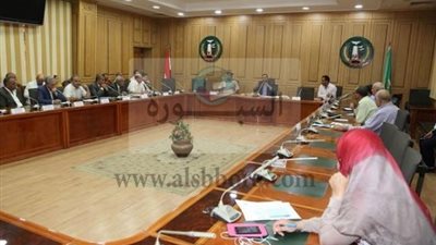 المنوفية تعقد اجتماعا تنسيقيا لمواجهة الازمات والكوارث