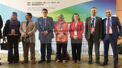 وفد جامعةعين شمس يمثل مصر في ورشة عمل حول  تكنولوجيا  الاتصالات والمعلومات بالصين