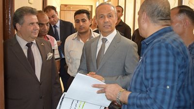 بالصور.. مدير أمن القليوبية يزور رئيس جامعة بنها