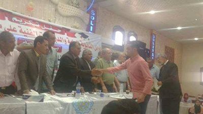 بالصور.. حفل تكريم لأوائل الثانوية العامة والدبلومات الفنية بأشمون