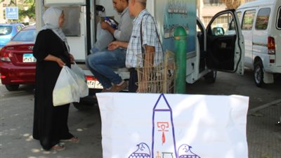 بالصور.. منفذ للسلع التموينية للقوات المسلحة بجامعة عين شمس