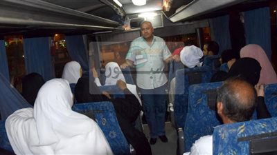 محافظ بني سويف ينيب السكرتير العام المساعد لتوديع حجاج الجمعيات الأهلية 