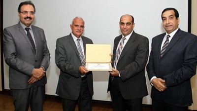 جامعة طنطا تكرم علمائها الحاصلين على جوائز 