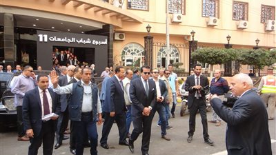 بدء اجتماع المجلس الأعلى للجامعات بمقر جامعة المنوفية بحضوروزير التعليم العالى