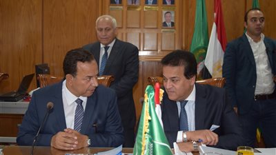 بدء فعاليات جلسة الأعلى للجامعات بمقر جامعة المنوفية