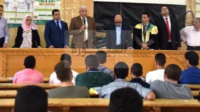 جولة تفقدية مفاجئة لرئيس جامعة مدينة السادات للمدن الجامعية