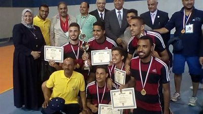 بالأسماء.. الذهبية لخماسى عين شمس بشباب الجامعات