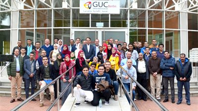 بعد استقابلهم للعام الرابع عشر على التوالى فى الجامعة الالمانية بالقاهرة واهدائهم المنح فرع برلين يفتح ابوابه لاوائل الثانوية العامة