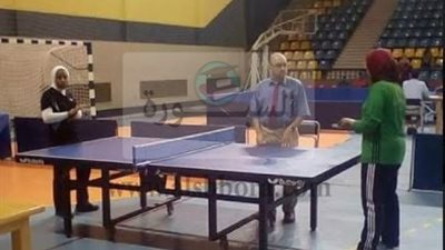  فضيتين لجامعة عين شمس في تنس الطاولة
