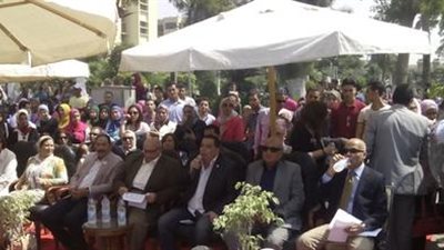 افتتاح مهرجان استقبال الطلاب الجدد والقدامى بجامعة عين شمس