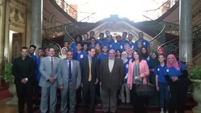 الإعلامي حمدي الكنيسي بضيافة جامعة عين شمس