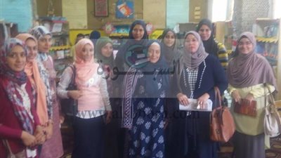 كلية التربية النوعية جامعة المنوفية فى زيارة لمدرسة أشمون الرسمية للغات
