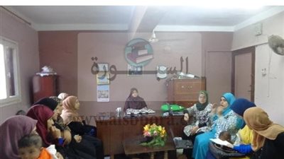 التغذية المتوازنة والإسعافات الأولية فى قافلة تمريضية بجامعة المنوفية 