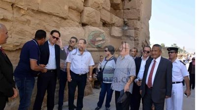 وصول وزير الثقافة التونسى  لمحافظة الأقصر للمشاركة ببرنامج الأيام الثقافية التونسية