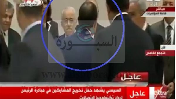 لحظة انفعال الرئيس