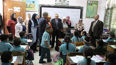 رئيس هيئة جودة التعليم تتفقد المدارس المتقدمة للاعتماد