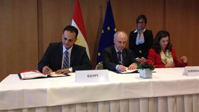 توقيع الاتفاقية الدولية لمبادرة الشراكة من أجل البحوث والابتكار فى منطقة المتوسط بين مصر والاتحاد الأوروبي