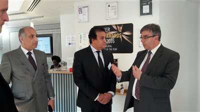 وزير التعليم العالى يزور جامعة ساوث بانك البريطانية