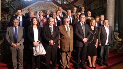 بالصور.. رئيس جامعة عين شمس يستقبل رئيس الهيئة الوطنية للإعلام