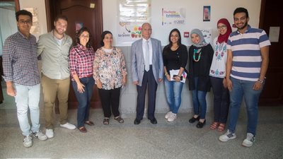 رئيس جامعة الأهرام الكندية يفتتح مبادرة 