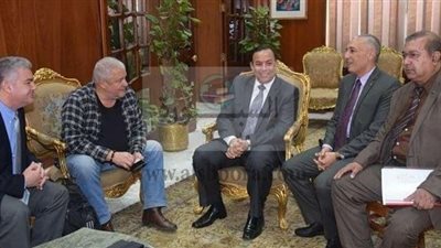 وفد جامعة بيروس اليونانية في زيارة بجامعة المنوفية