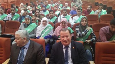 بالصور ... انطلاق الفوج السابع لطلاب جامعتي المنوفية ودمياط 