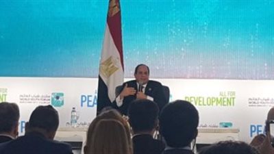 السيسي : لن نتراجع تجاه قطر.. وندعم الجيس الوطني الليبي 