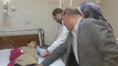 نقل 24 تلميذاً بكفر الشيخ الى المستشفى عقب تناولهم جرعة البلهارسيا 