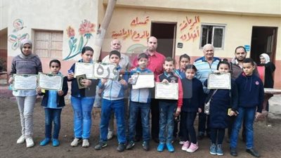 مدارس السيد الشيخ فى بيلا بكفرالشيخ تكرم حفظة القرآن